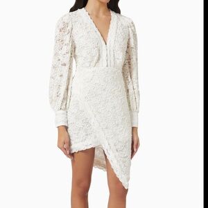ELLIATT
Rothko Asymmetric Mini Dress in Lace M